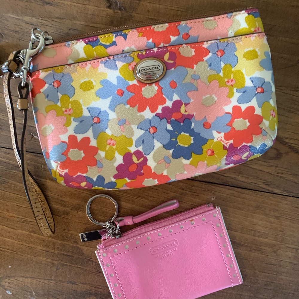 Spring Coach wristlet and free gift